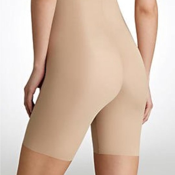 SPANX Sz 3X Slim Line Waist and Hemline Medium Compression Shapewear Shorts - Picture 2 of 10